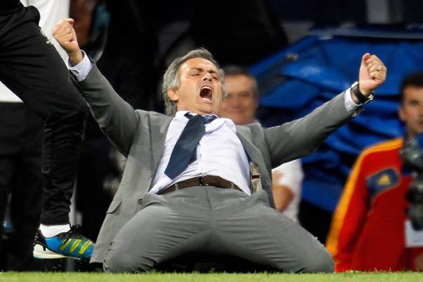 José Mourinho celebrations