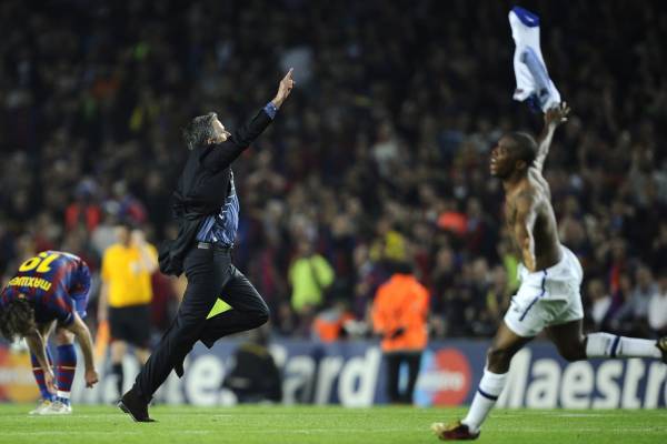 José Mourinho celebrations